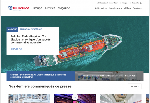 Aperçu du site airliquide.com