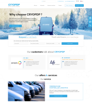 Vue actuelle du site CryoPDP