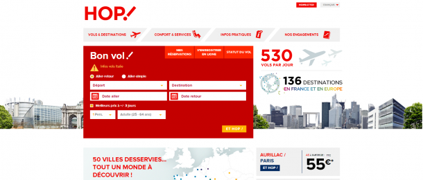 Aperçu du site hop.fr